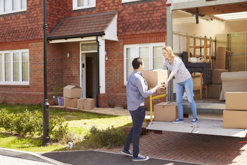 Removal team helping with a home move in Westwimbledon