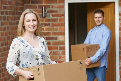 Local movers planning access and parking for a West Wimbledon property