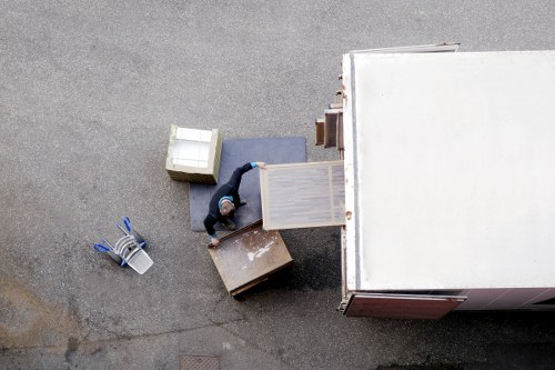 Securely loaded removals vehicle with checked equipment and safety straps
