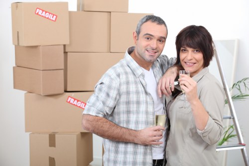 Business furniture and equipment moved securely during a Westwimbledon office removal